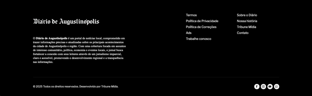 Portais de Notícias
completo e respansivo